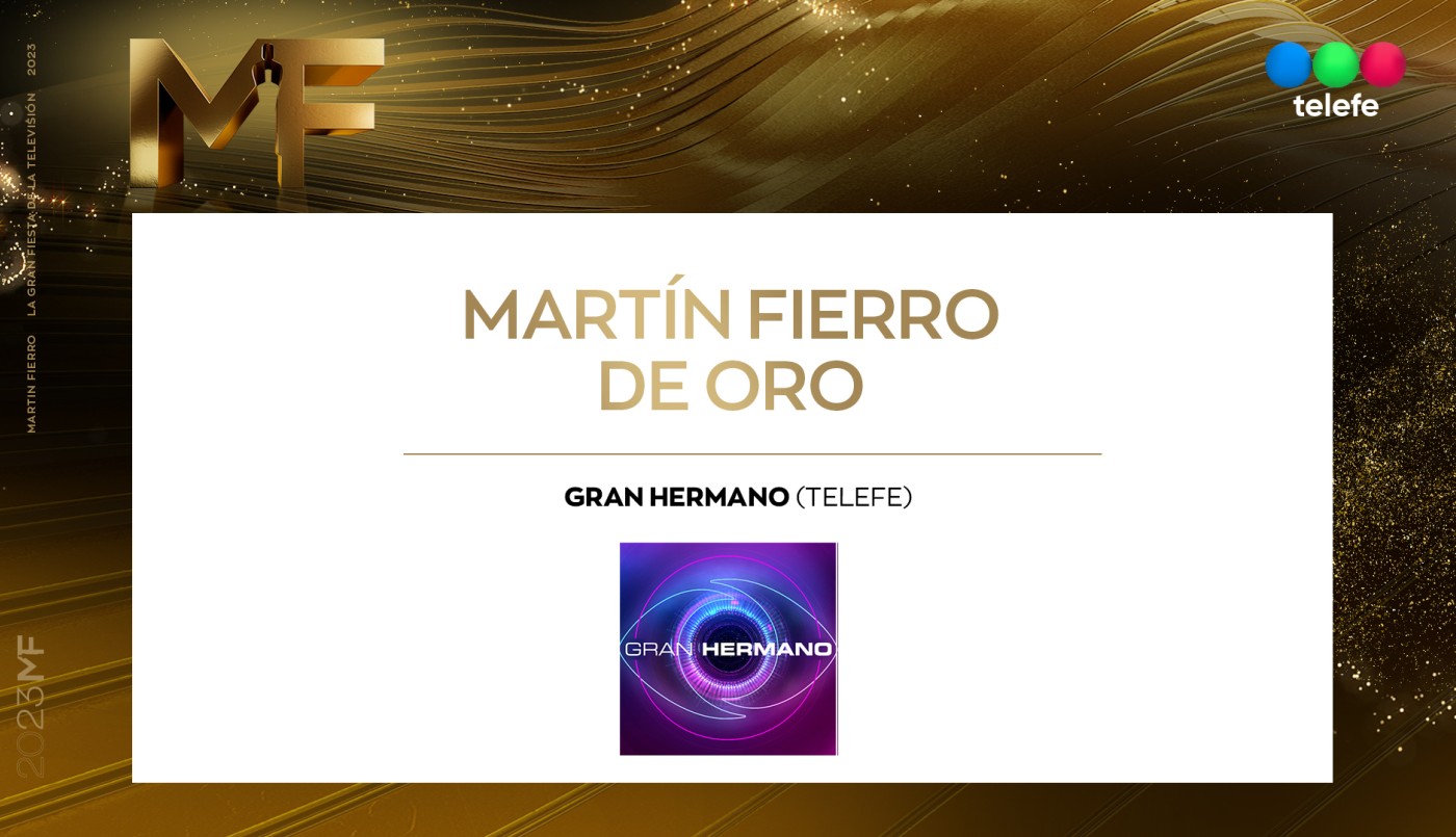 "Gran Hermano": Martín Fierro de Oro | Ganadores