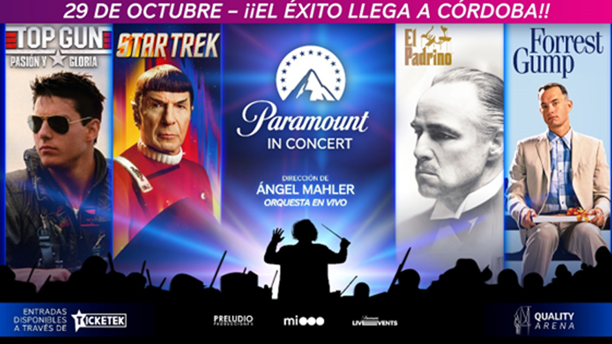 Paramount In Concert llega por primera vez a Córdoba | Cartelera