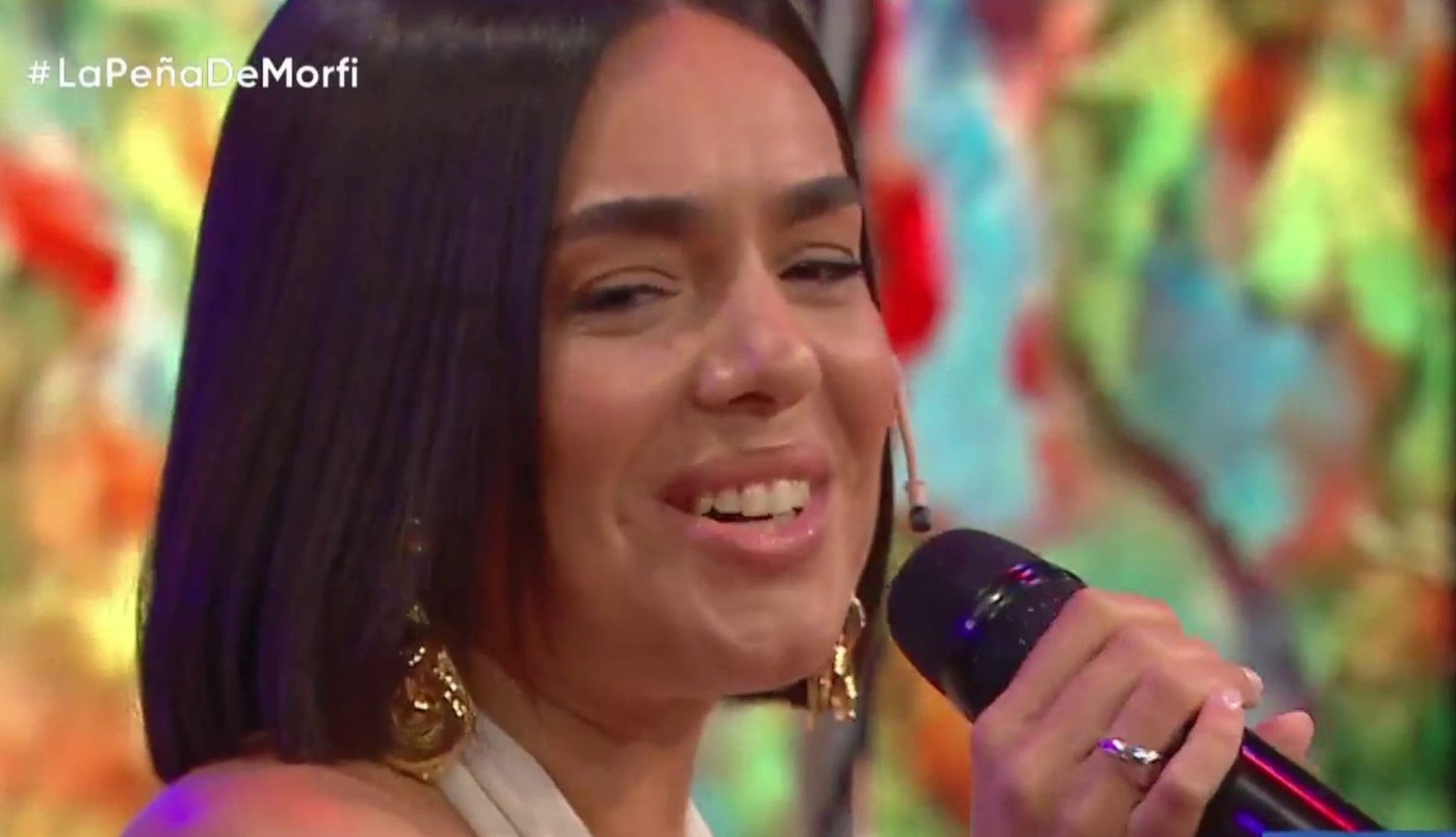 Entre el amor y las giras, Ángela Leiva puso a todos a bailar en La Peña de Morfi | Exclusivos