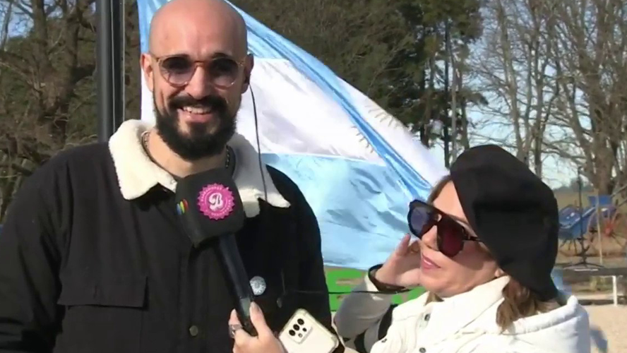 Abel Pintos celebra el día de la bandera en el campo | Mejores Momentos