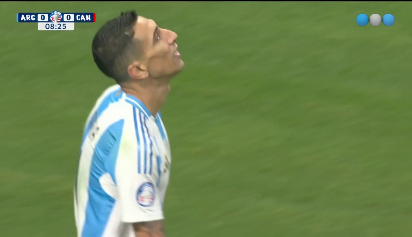 Ángel Di María casi tiene el gol en dos oportunidades - Argentina vs- Canadá - Copa América 2024 | Mejores momentos