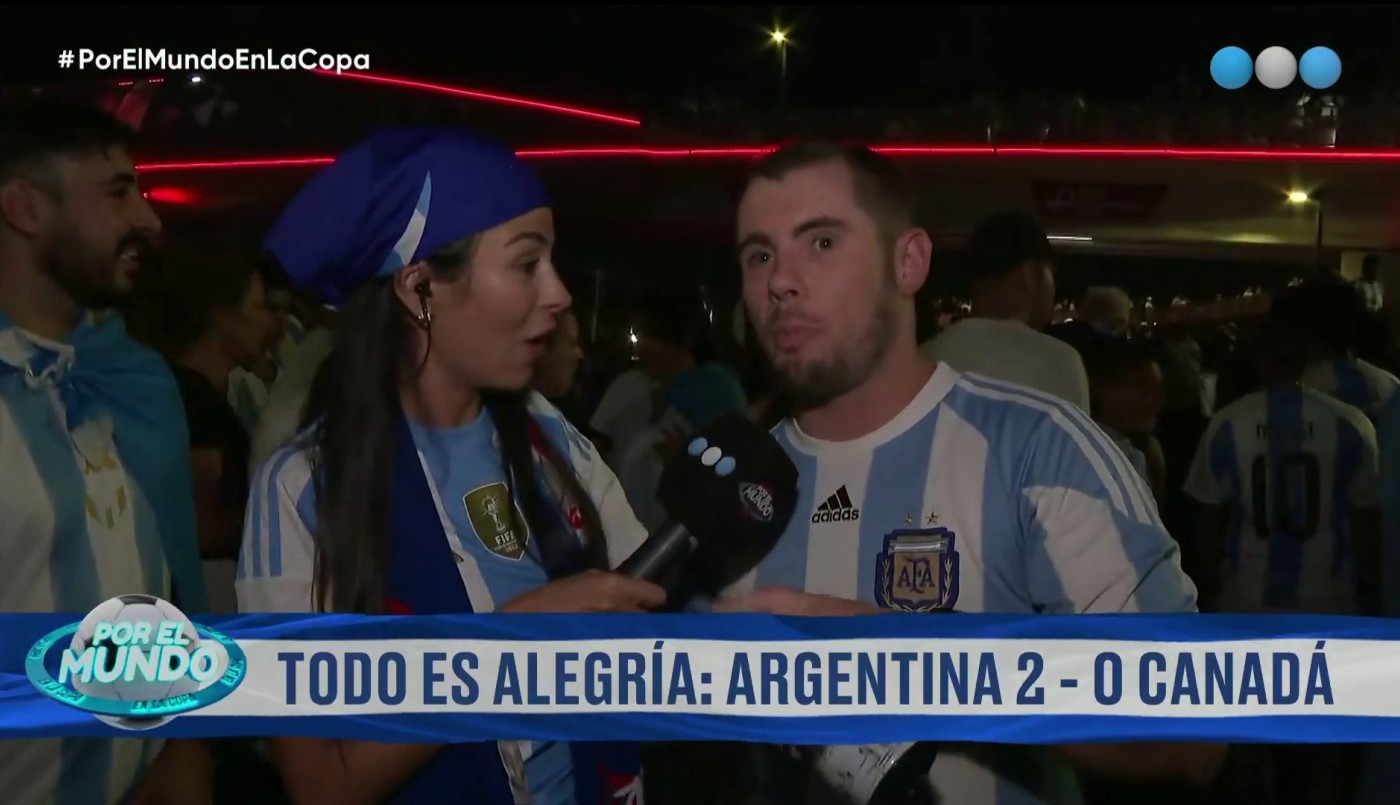 ¡La fiesta de los hinchas argentinos en Atlanta! - Argentina 2 Canadá 0 | Imperdibles