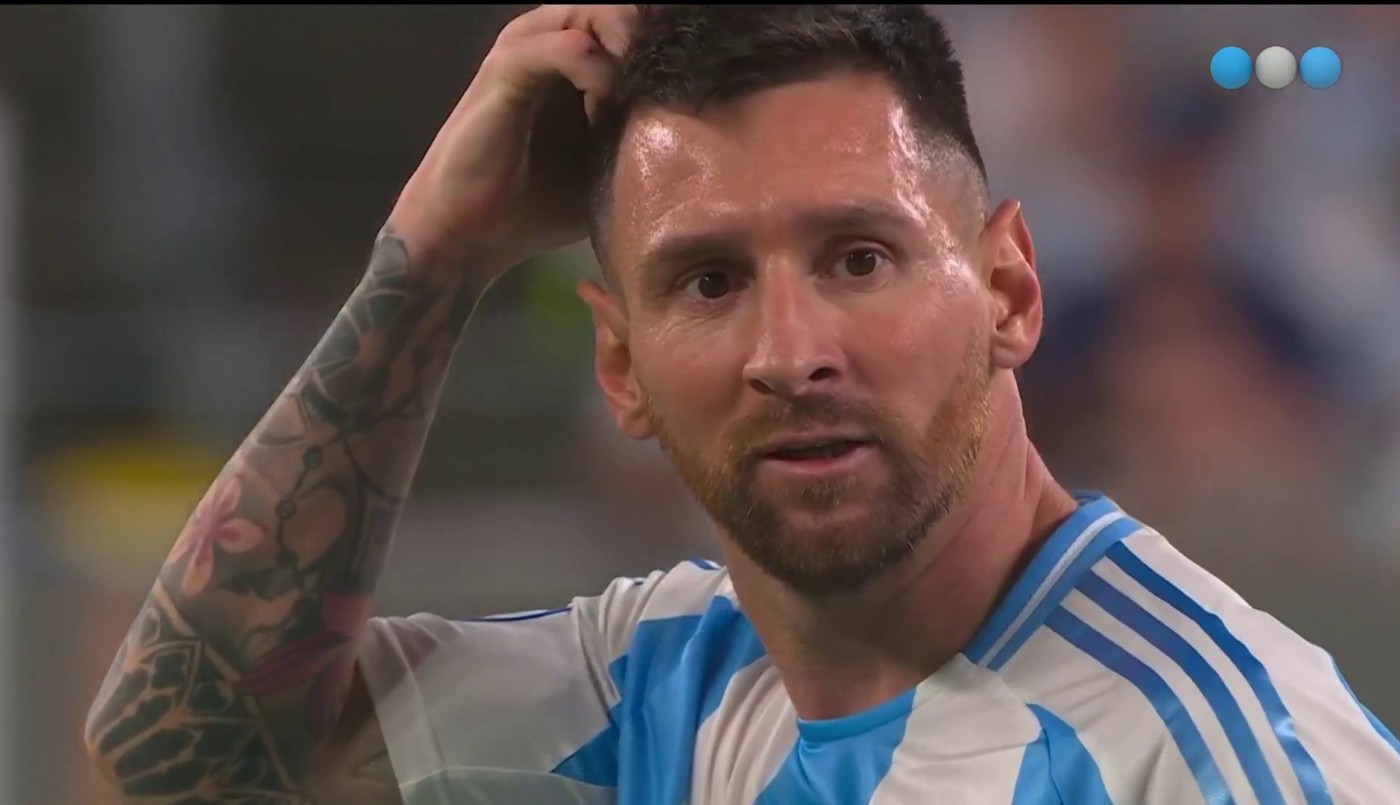 El palo le negó el gol a Lionel Messi - Argentina vs. Chile - Copa América 2024 | Mejores momentos