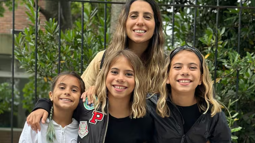 Las hijas de Cinthia Fernández crearon un proyecto deportivo para su colegio | Espectáculos