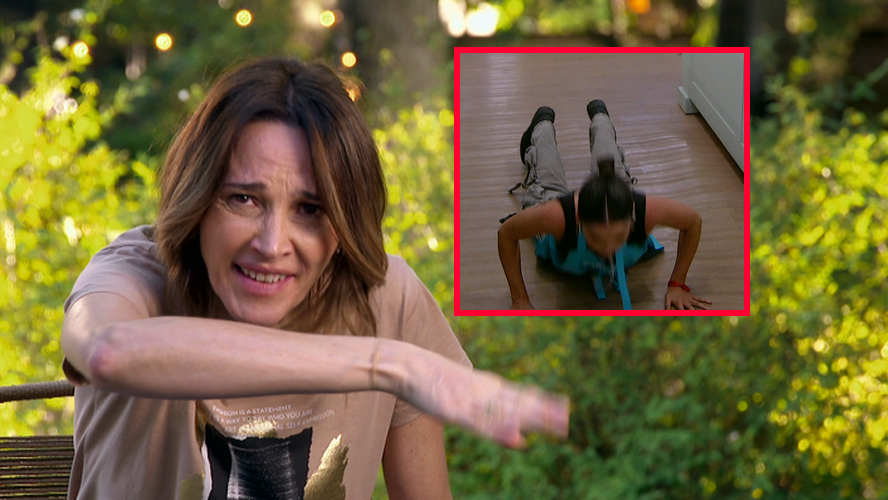 Mientras Cande Molfese hace burpees, Vero Lozano intenta armar su cubo de macarons en el... | Mejores momentos