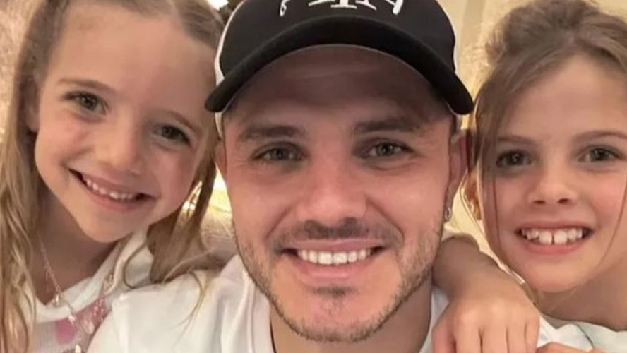 Mauro Icardi se reencontró con sus hijas Isabella y Francesca | Mejores Momentos
