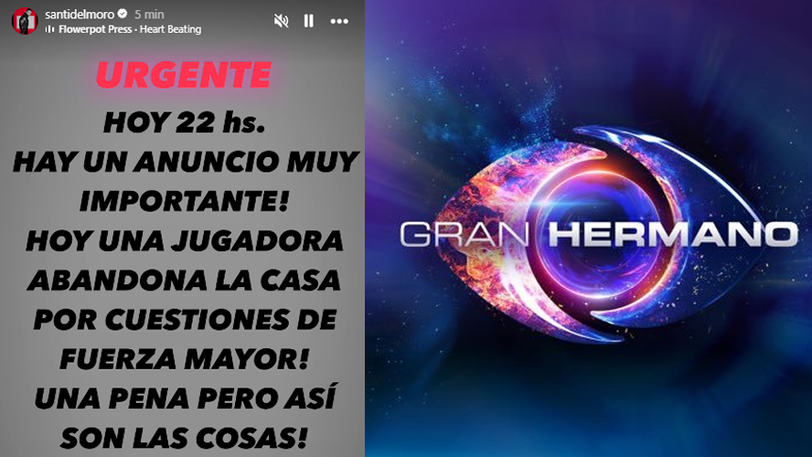 ¡Urgente! Santiago Del Moro anunció que una jugadora abandona la casa por fuerza mayor | Espectáculos