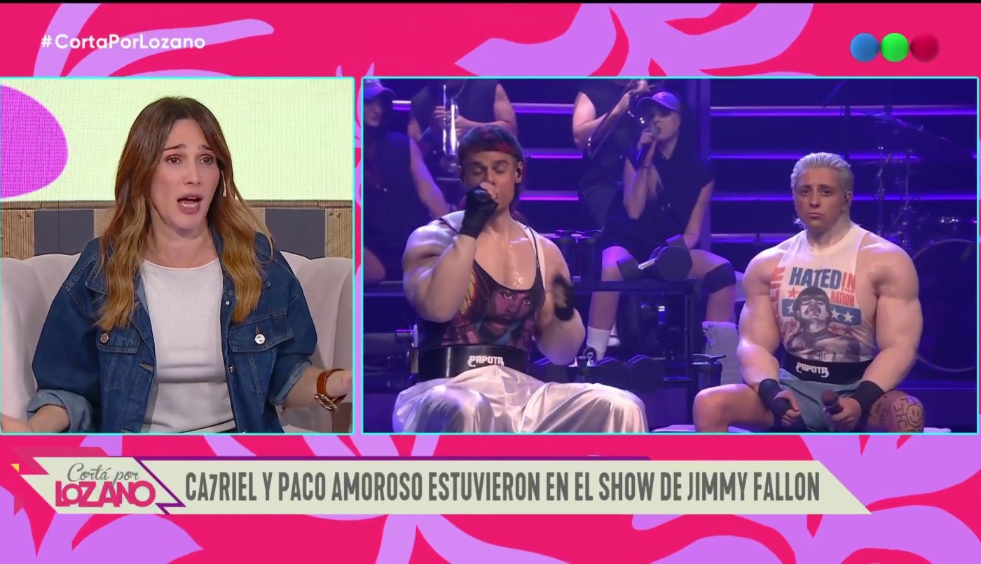 Ca7riel y Paco Amoroso presentaron "papota" en el show de jimmy fallow | Exclusivos