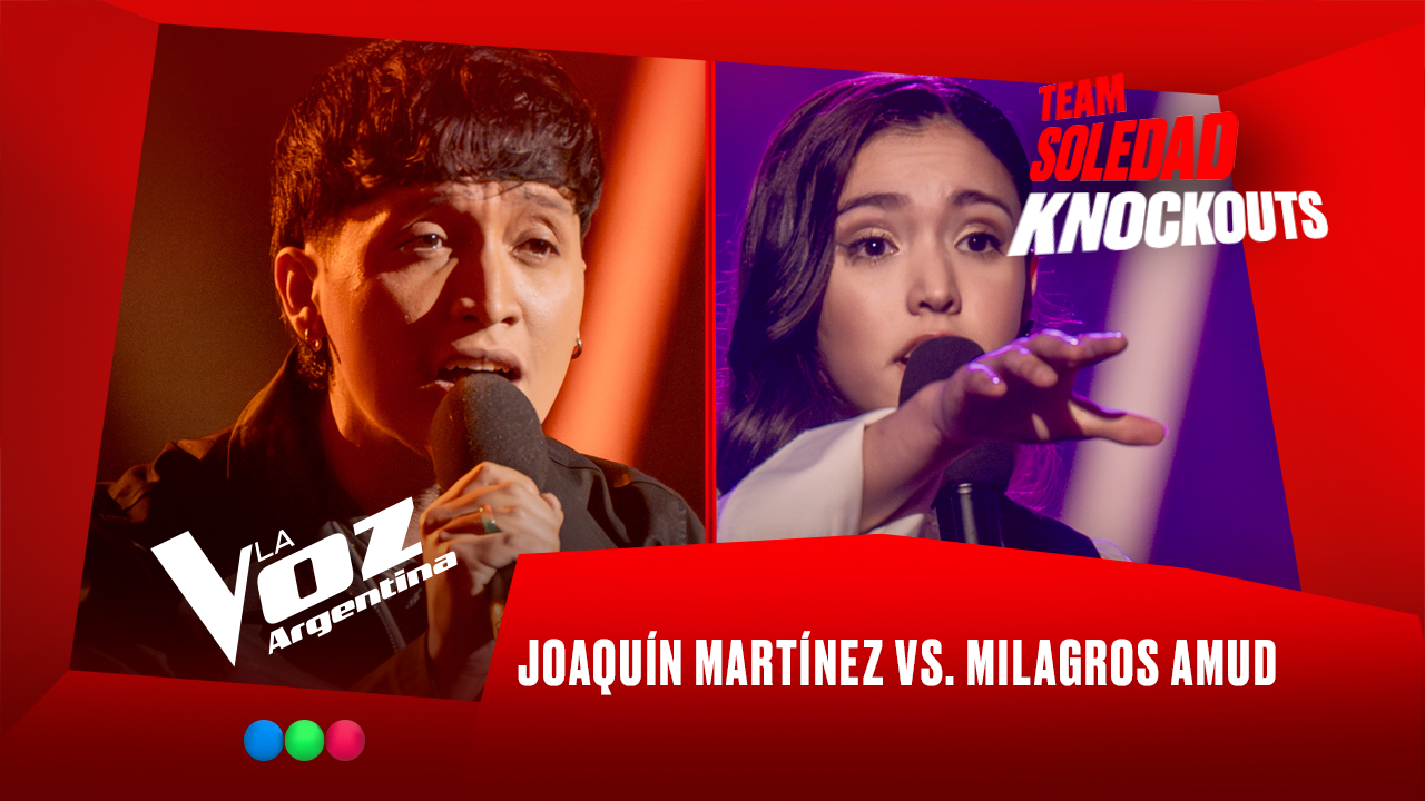 Joaquín Martínez vs. Milagros Amud - Team Soledad - Knockouts - La Voz Argentina 2025 | Knockouts 2025