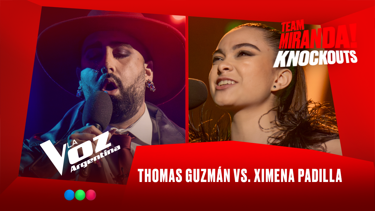 Thomas Guzmán vs. Ximena Padilla - Team Miranda! - Knockouts - La Voz Argentina 2025 | Knockouts 2025