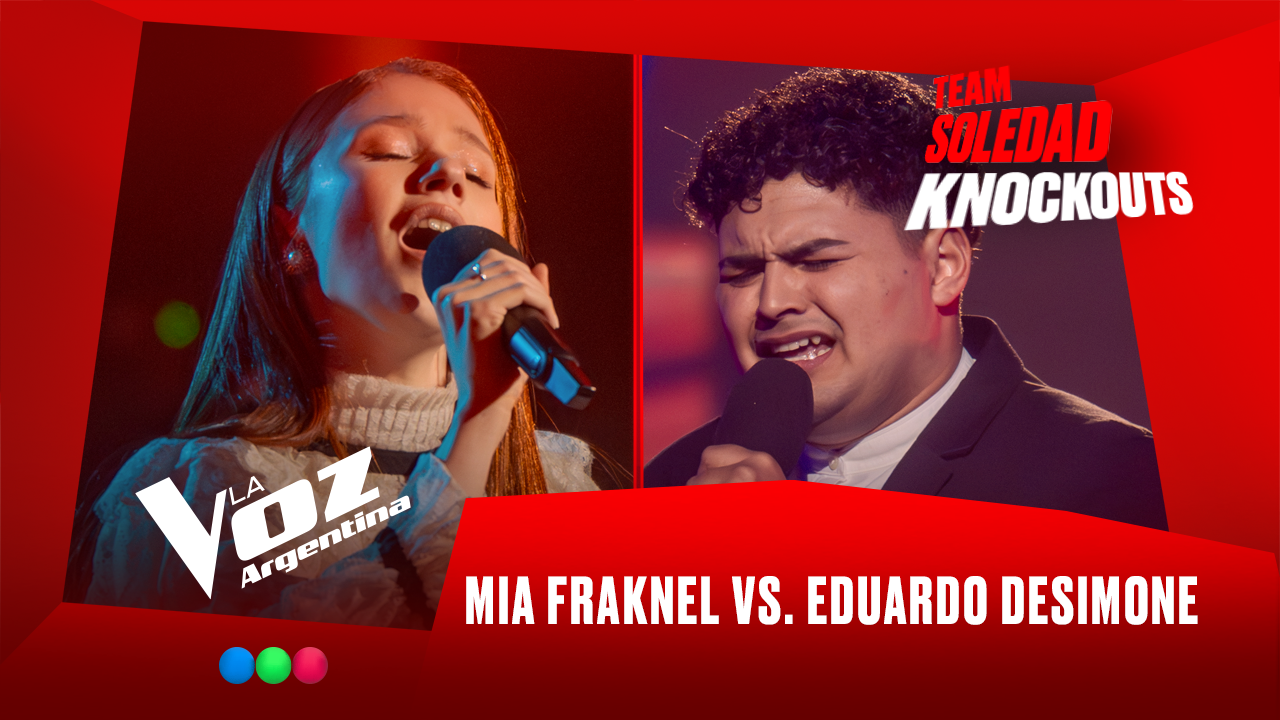 Mia Frankel vs. Eduardo Desimone - Team Soledad - Knockouts - La Voz Argentina 2025 | Knockouts 2025