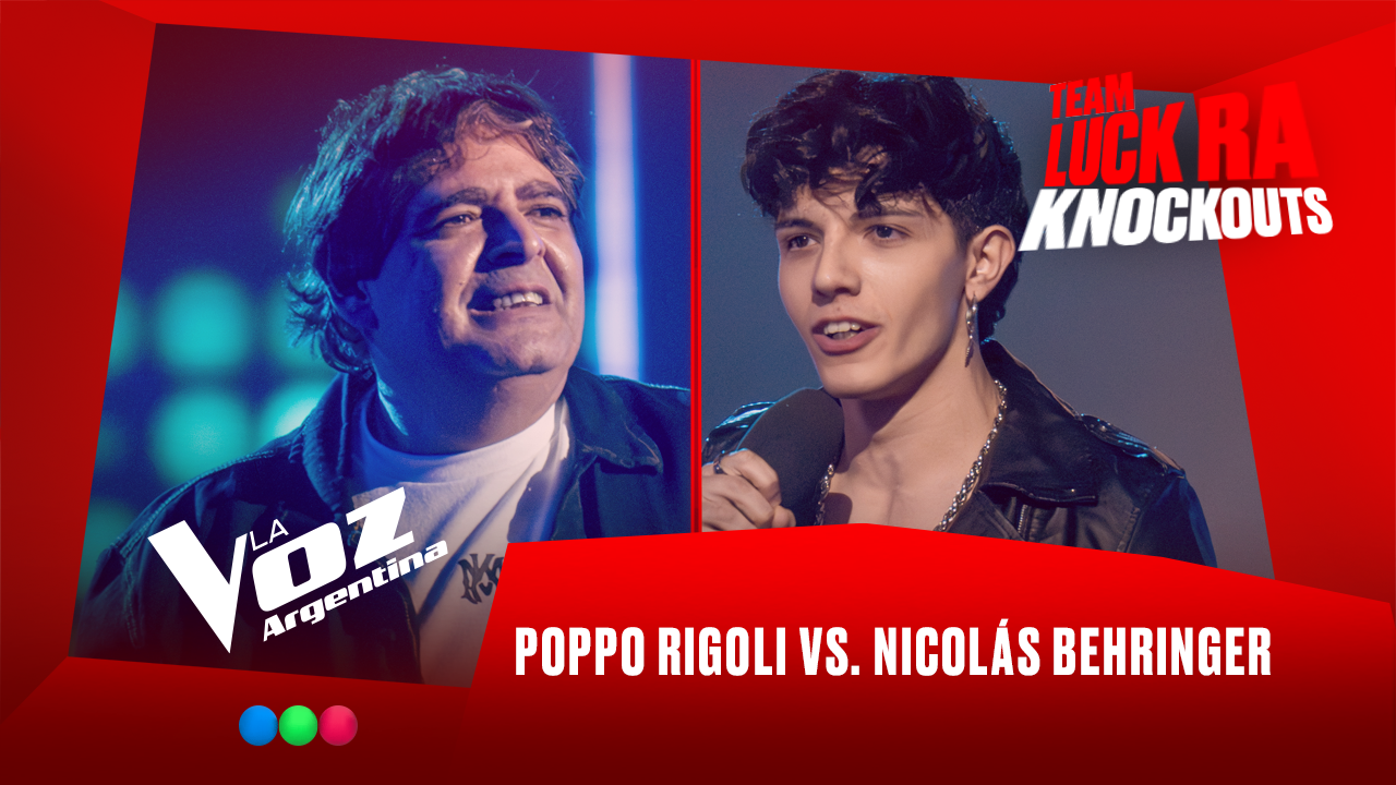Poppo Rigoli vs. Nicolás Behringer - Team Luck Ra - Knockouts - La Voz Argentina 2025 | Knockouts 2025