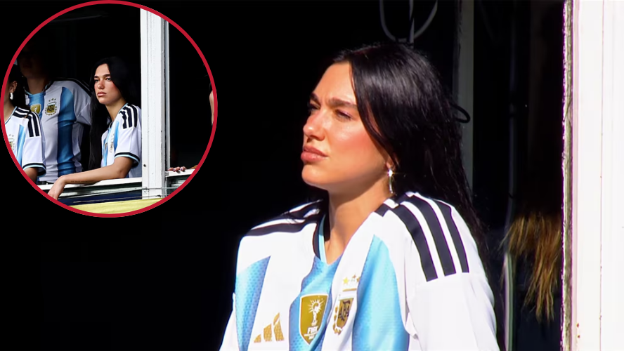 dua lipa sorprendio en la bombonera superclasico | Espectáculos