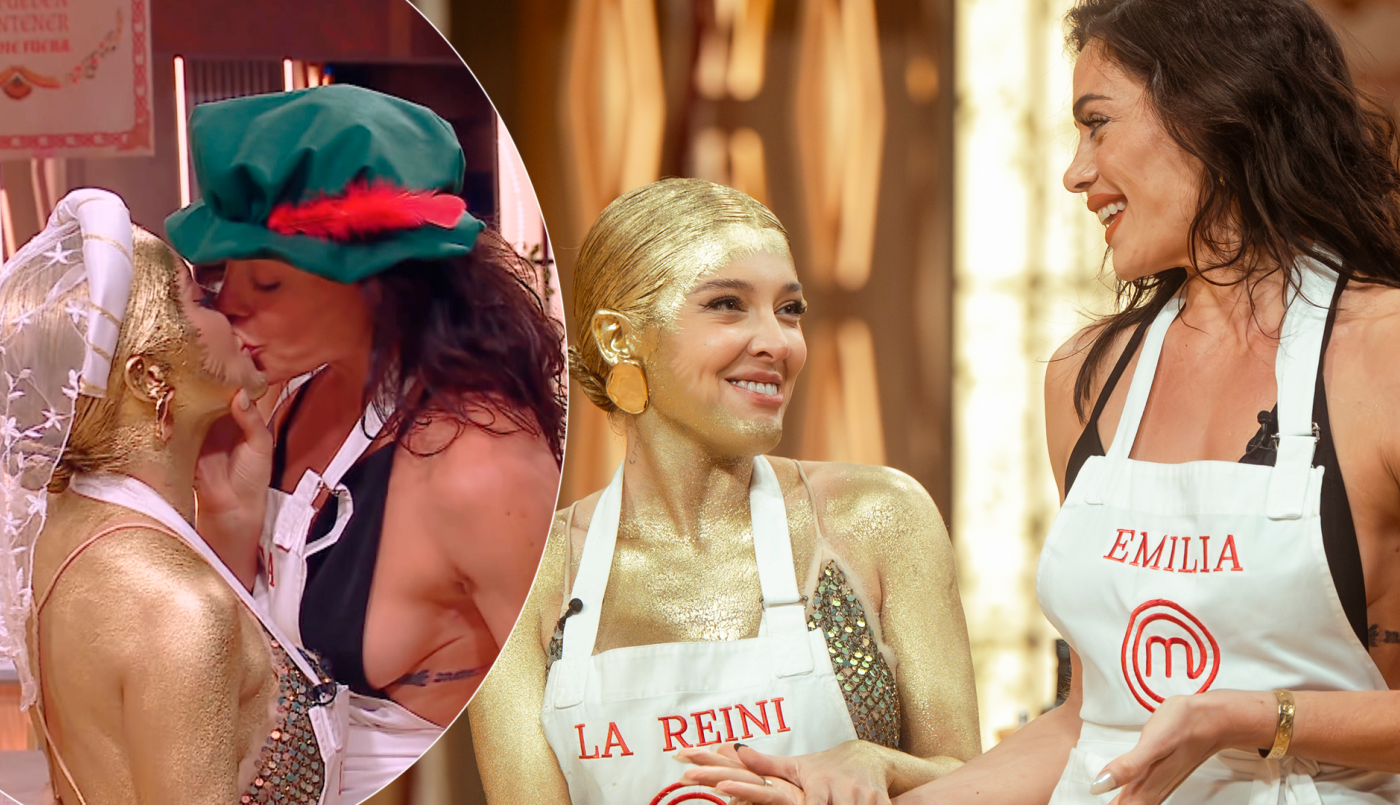 La Reini y Emilia Attias se besaron apasionadamente en Masterchef Celebrity | Mejores Momentos