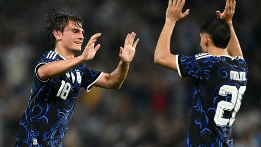 A la Selección argentina le alcanzó con poco para ganarle 2-1 a Mauritania