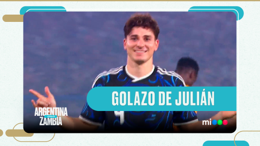 Gol de Julián Álvarez en la Bombonera para el 1-0 - Argentina vs. Zambia
