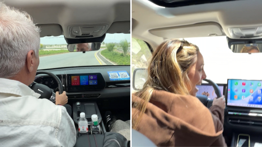 Marley y Sofi Martínez llevaron al límite autos todo terreno en China