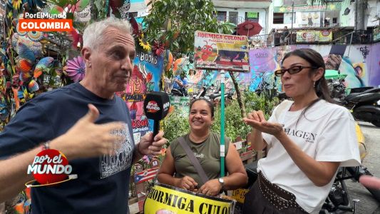 Marley y la China Ansa se animaron a probar las hormigas culonas en Colombia