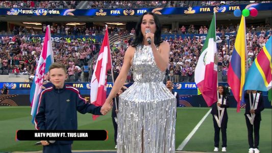 Katy Perry brilló en la ceremonia inaugural de los Estados Unidos