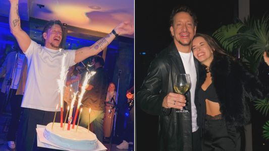 "Me siento muy bendecido": así fue el festejo sorpresa de Nico Vázquez por sus 49 años