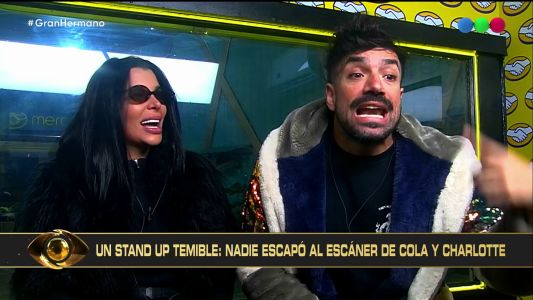 No se salvó nadie del stream y stand up de Charlotte y Cola