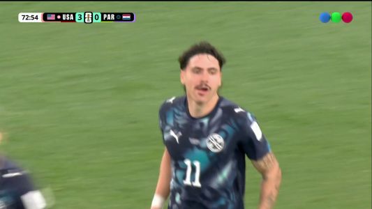 Paraguay le descontó a Estados Unidos con un gol de Maurício