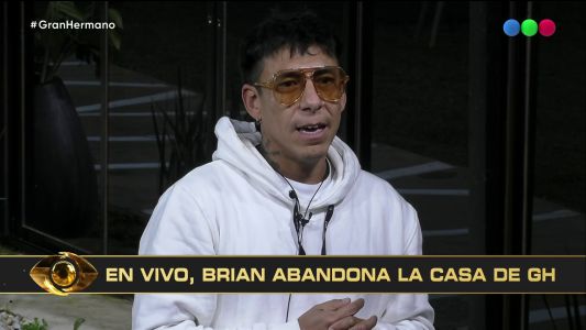 Brian Sarmiento fue eliminado por segunda vez de Gran Hermano 2026 y se despidió pidiendo disculpas