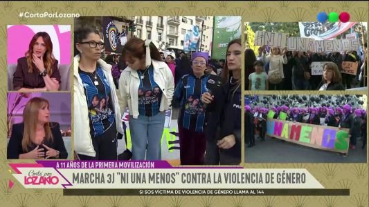 Multitudinarias marchas de 'Ni Una Menos' en Congreso y distintos puntos del país