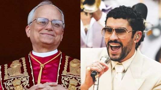 El papa León XIV recibió a Bad Bunny en una audiencia privada en el estadio Santiago Bernabéu