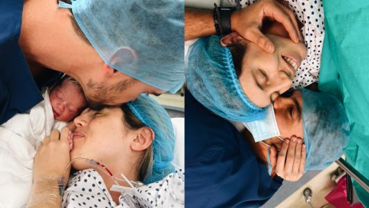 Así fueron las primeras horas de vida de Bruna, la nieta de Ricky Sarkany