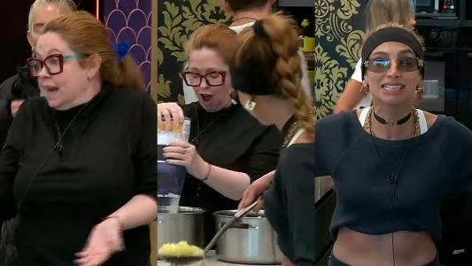 Andrea del Boca acusó a Solange Abraham de empujarla en la prueba del líder de Gran Hermano