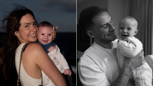 Alexis Mac Allister y Ailén Cova compartieron las fotos más dulces de su hija Alaia