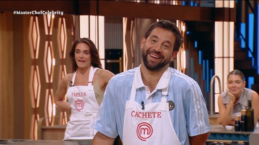 El plato de Cachete desató risas y chicanas en Masterchef Celebrity