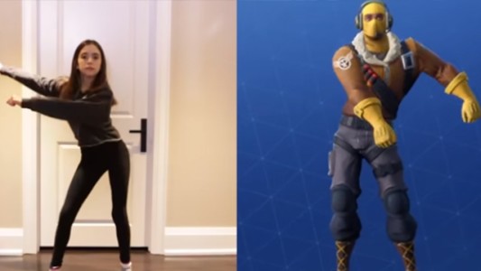 El pasito del Fortnite