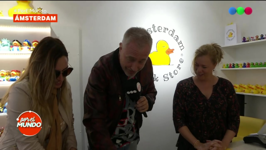 ¡Marley visitó un museo en el que están Jimena Barón y Donald Trump!
