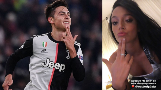 Paulo Dybala le dedicó un gol a Oriana Sabatini y el romántico gesto se hizo viral