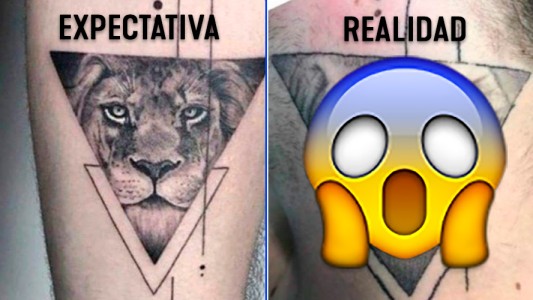 Quiso ahorrar en un tatuaje y terminó con la cara arruinada