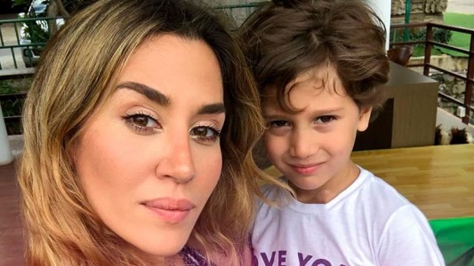 El descuido de Jimena Barón con Momo: "Ay mamá, me va a quemar"