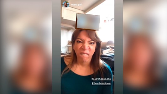 A qué animal se parece Lizy Tagliani