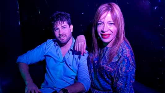 Lizy y Leo recibieron el año juntos