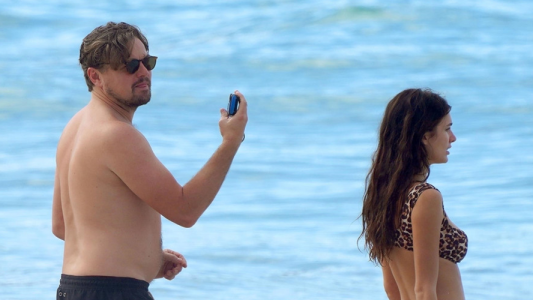 Las fotos de Leo DiCaprio y su novia argentina en las playas de St. Barts