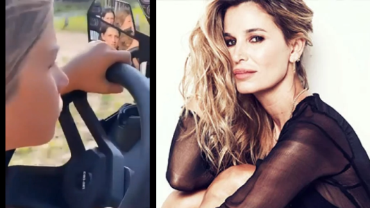 ¡Peligro! Un video de Dolores Barreiro muestra cómo dejó a su hijo de 8 años manejar en la costa