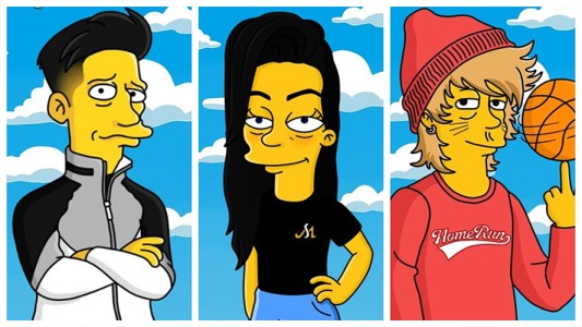 ¡Influencers simpsonizados!