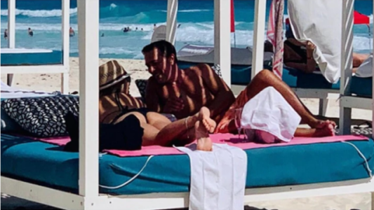 El romántico video de Rodolfo Barilli junto a su novia
