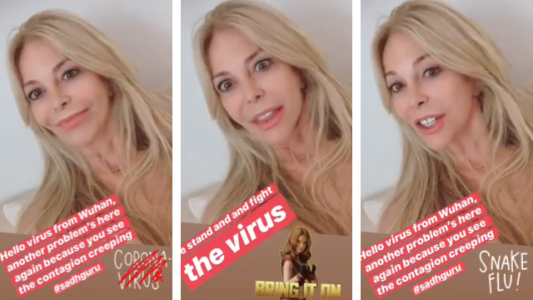 Graciela Alfano canta para concientizar sobre el coronavirus
