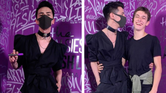 ¿Nueva tendencia? Santiago Artemis impone el barbijo en su look