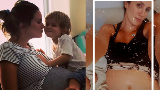 Paula Chaves subió una hermosa foto de su pancita