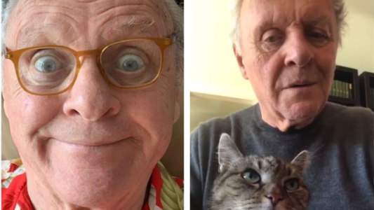 Anthony Hopkins estrenó TikTok a puro baile y desafiando a dos famosos