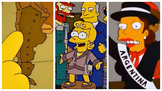Los Simpson y la Argentina