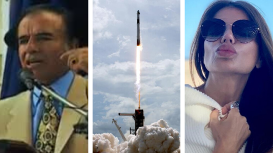 Zulema Menem ratifica “los viajes a la estratosfera” de su papá tras el lanzamiento del SpaceX